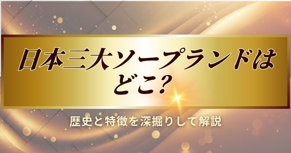 ソープランドの説明